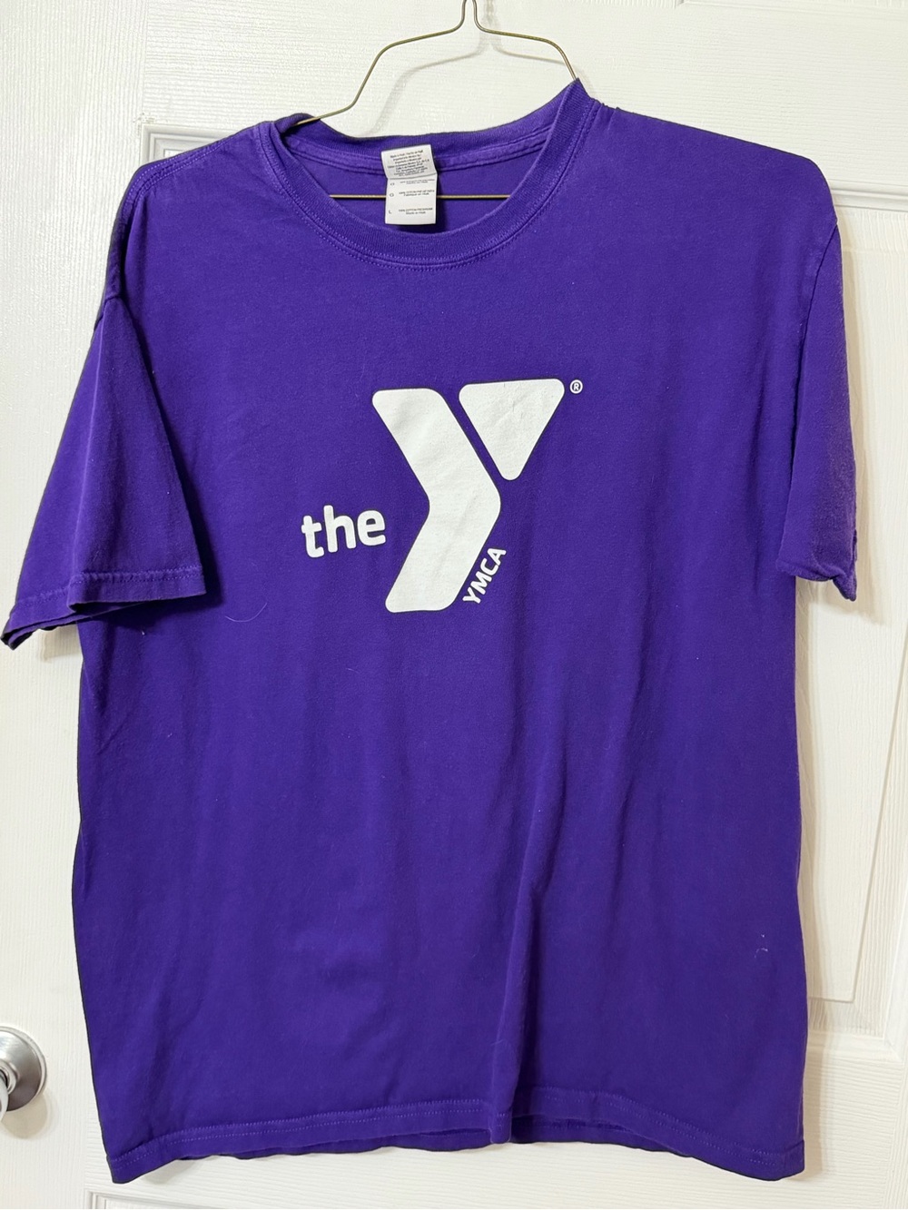 YMCA Men's Purple Logo T-Shirt